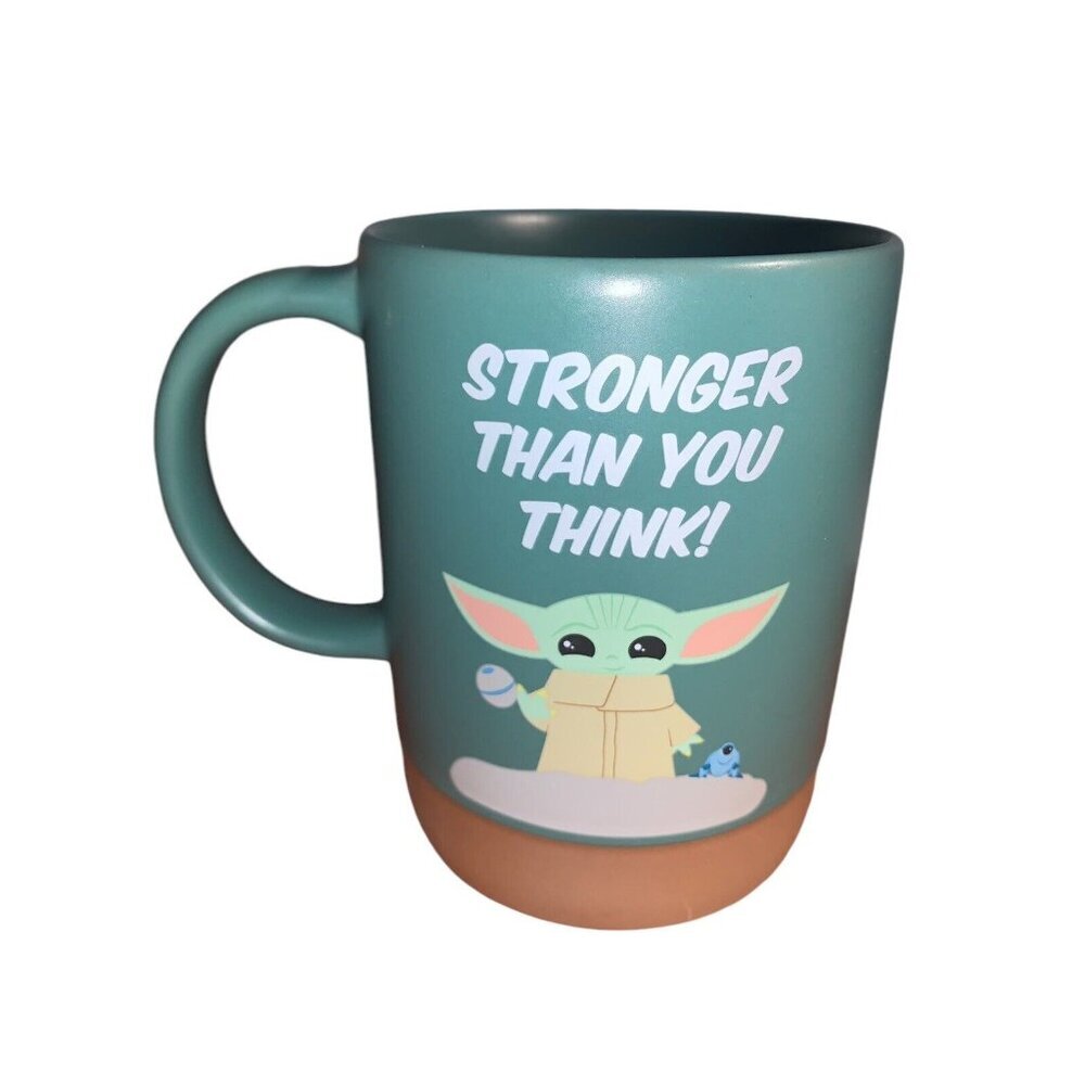 Star Wars 18oz GROGU Ceramic‎ Stoneware Mug "Just Keep Sippin" Stronger...Disney